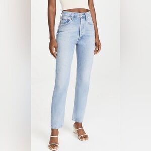 AGOLDE 90s Pinch Waist High Rise Straight Jeans
